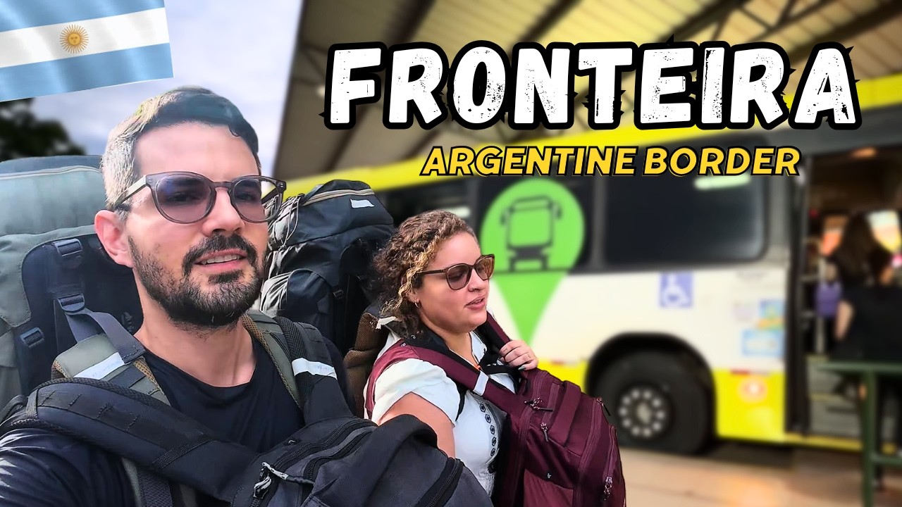 Chegamos em Puerto Iguazú de ônibus 🇦🇷.