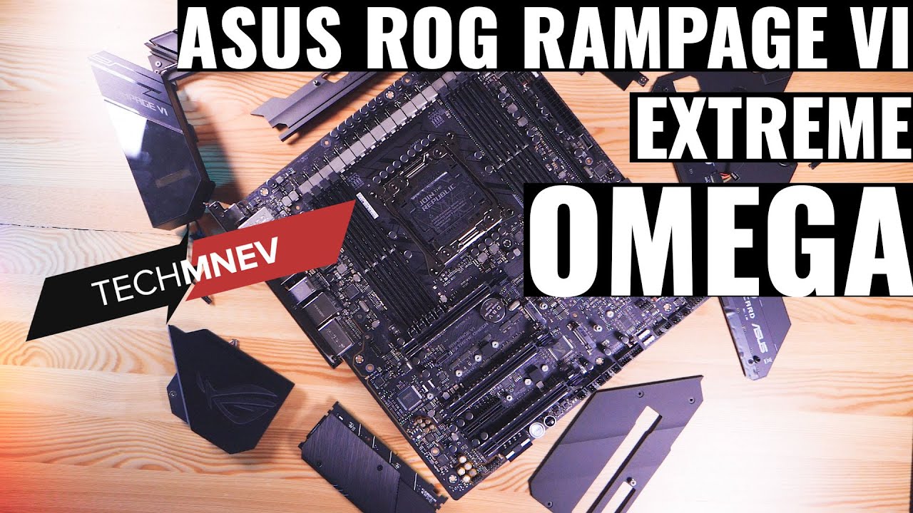 ASUS RAMPAGE VI EXTREME OMEGA Лучшая мать для Skylake-X ОБЗОР, РАЗГОН, VRM test, DDR4 OC 4000Mhz