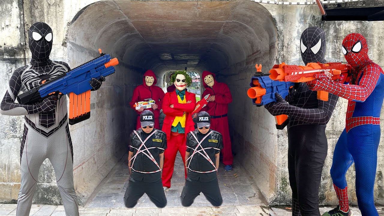 SUPERHERO's Story | Rescue Mission POLICE From BAD-HERO TEAM ?? FLife VN
