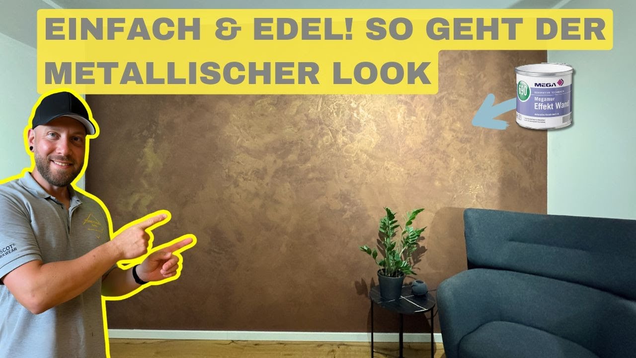 Von Alt zu Edel: Vliestapete weg und Megamur 690 auftragen!