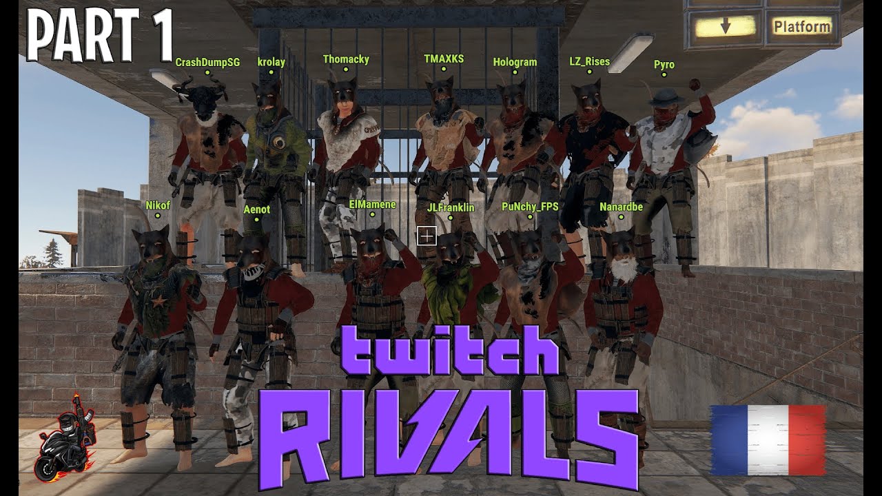 (Part.1) TWITCH RIVALS | Rust FR