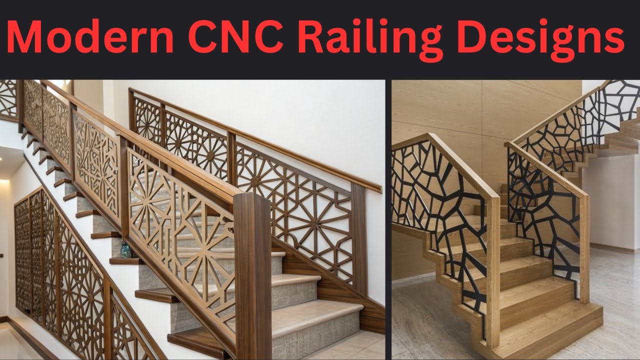 Metal Stair Railing Design ideas || Modern Laser Cut Stair Safety Railing Designs. #ProDesignArt