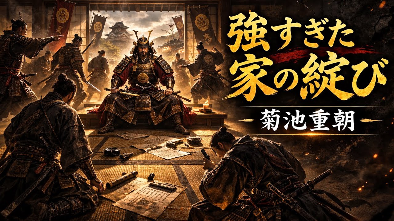 🔥【歴史ラップ】強すぎた家の綻び — 菊池重朝🔥（命令が通らないとき、戦国は始まる）