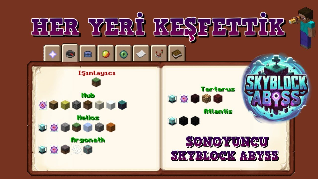 SKYBLOCK ABYSS Her Yeri Keşfettik rehber tadında (SONOYUNCU)