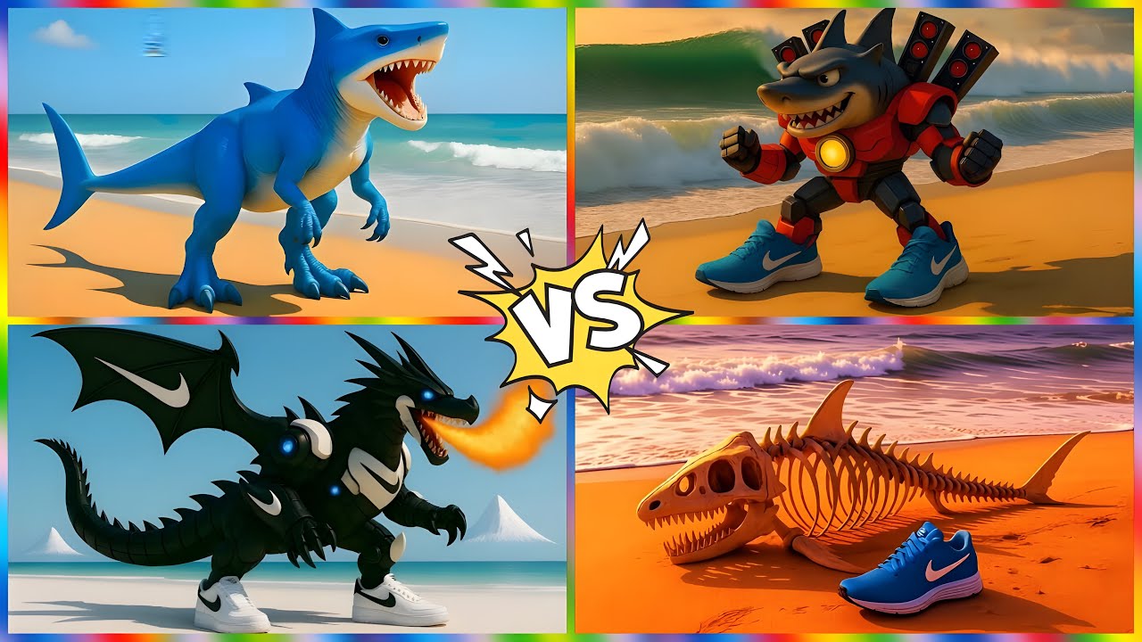 BRAINROT T-REX🆚BRAINROT SKIBIDI🆚BRAINROT DRAGON🆚BRAINROT EXTINCTION - Tiles Hop EDM Rush