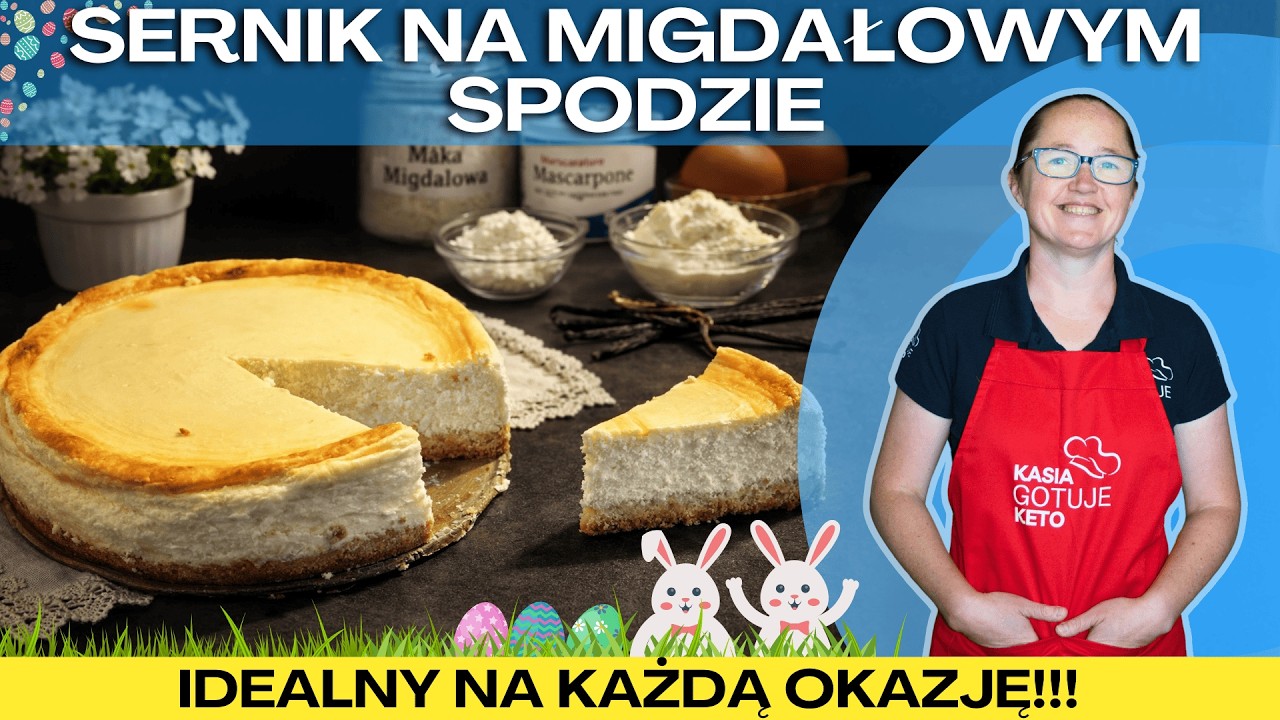 NAJLEPSZY SERNIK NA MIGDAŁOWYM SPODZIE!