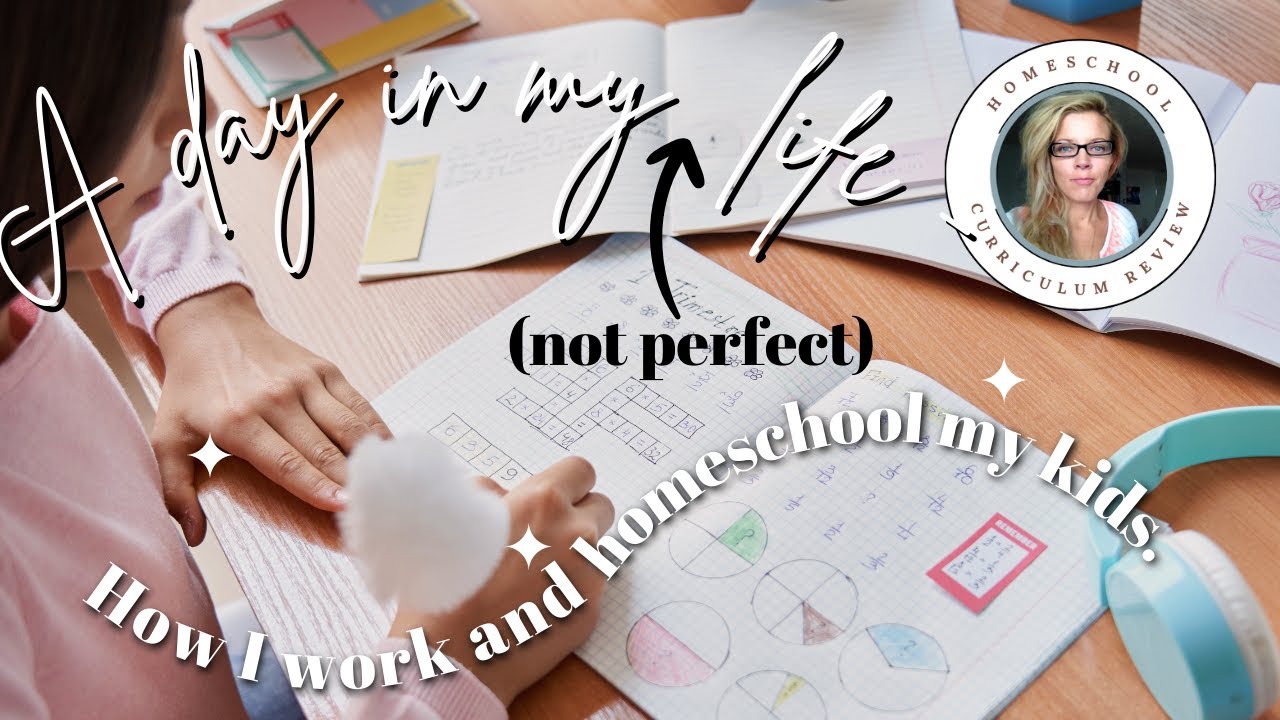 How I Work and Homeschool at the Same Time - A Day in the Life Homeschool Mom