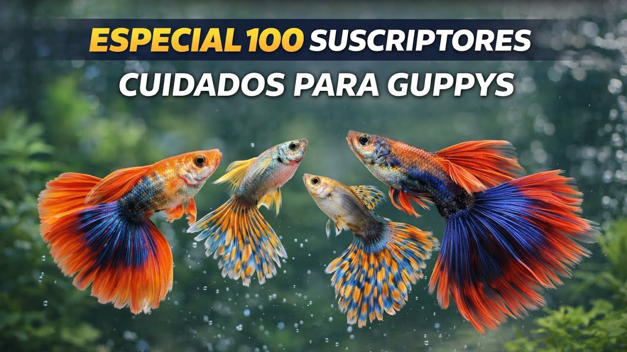 CUIDADOS peces GUPPYS | Especial 100 suscriptores 