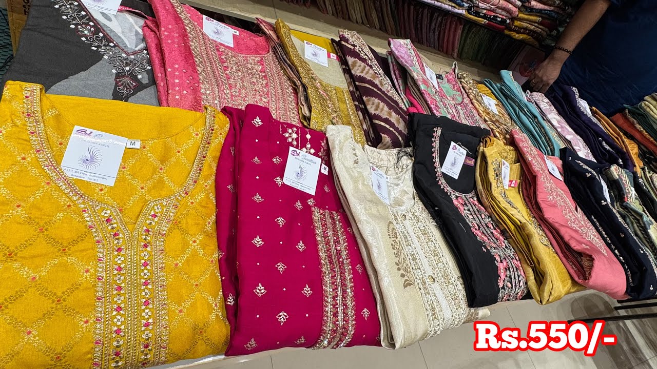 Best Store for Kurti Anarkali Kurti Sets @ Malleshwaram Bangalore Courier Avl #kurti #kurtiset #best