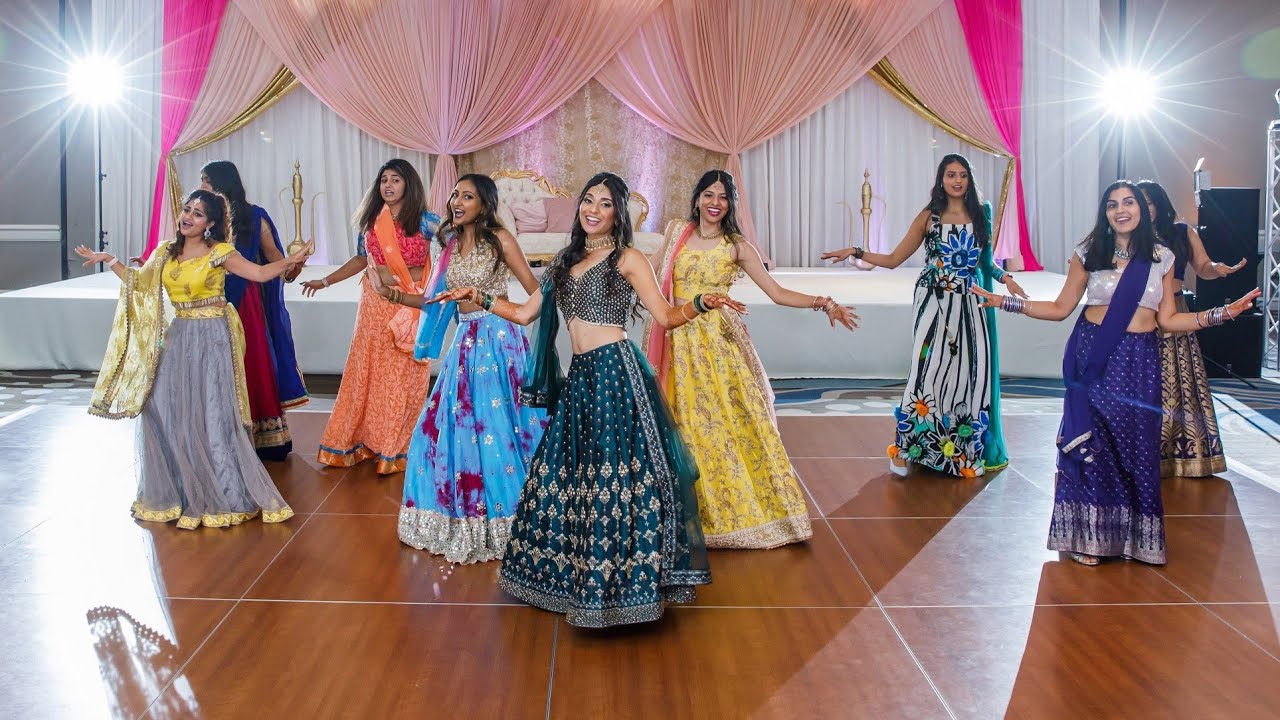 Bride Sangeet Bollywood Dance Performance | Yeh Ladka Hai Allah | Pallo Latke | Tumse Milke