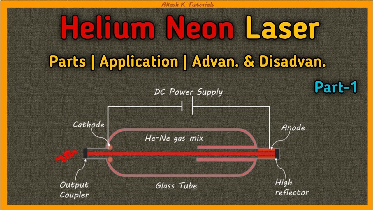 He Ne Laser Construction | Akash K Tutorials
