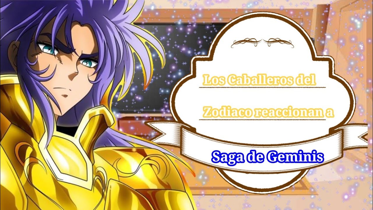 💙//👿 Los Caballeros del Zodiaco reaccionan a Saga de Geminis 👿//\\My Au//\\Ships//💙