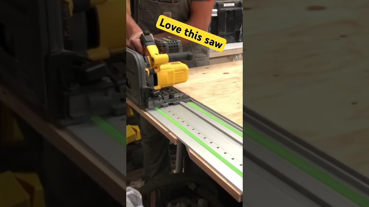 Did you know Dewalt&rsquo;s track saw is the most powerful of them all👍#tools #dewalt