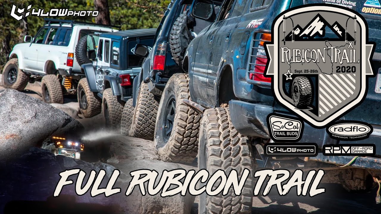 RUNNING THE RUBICON TRAIL with a bunch of Toyota 80 series and one Jeep JL!