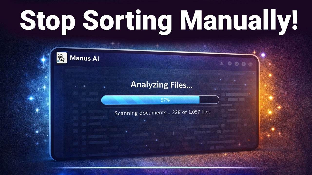 The Best Way to Organize Your Messy Folders? (Manus AI)