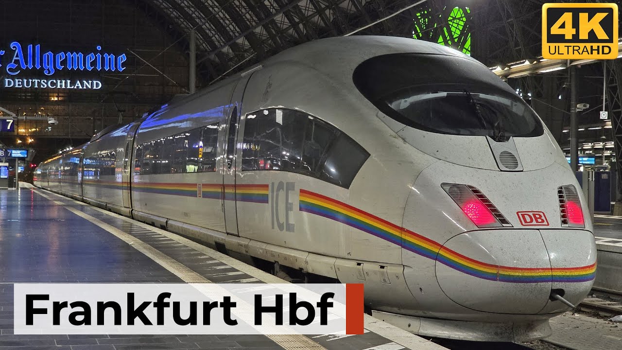 Frankfurt(Main)Hbf 03.10.2025 - Nächtliche Zugbewegungen & Morgenstimmung im Hauptbahnhof