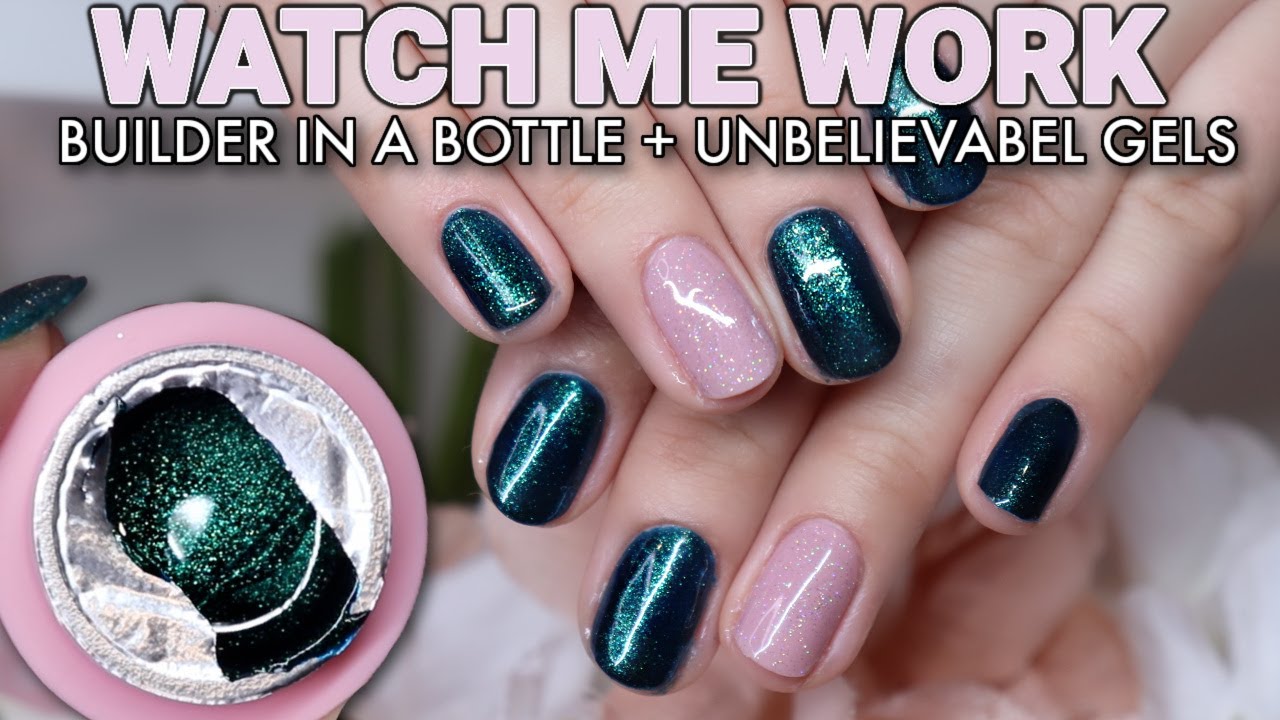 How to use Glitterbels builder in a bottle gel