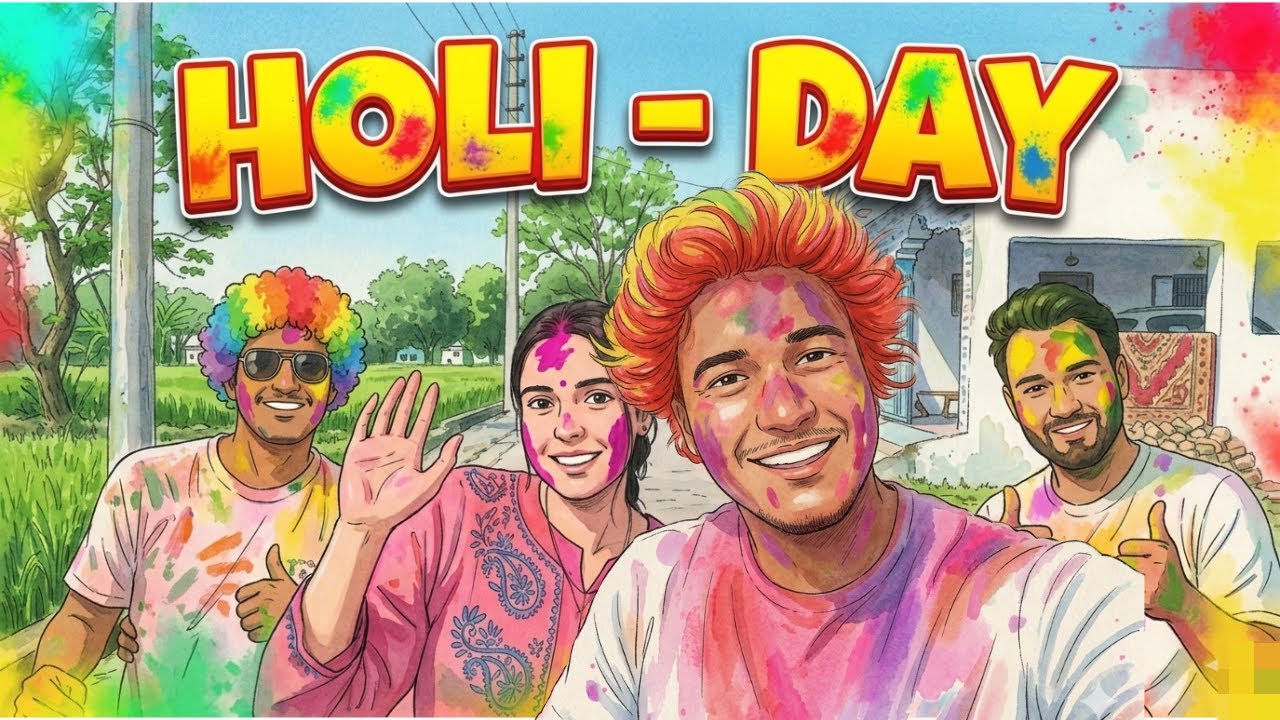 🌈 Colony Madness, Dance & Colors! (2026) || Ye kya hogya😱🤔