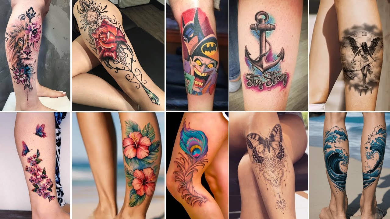 Simple Leg Tattoos for Girls 2025 | Small Leg Tattoos for Women 2025| Leg Tattoo Design|Just Tattoos