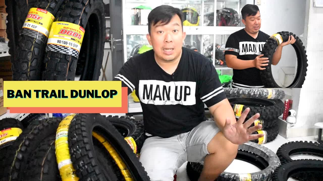 REVIEW JENIS-JENIS TYPE BAN DUNLOP DGX, GEOMAX MX53, MX33, K950, D605 / BAN TRAIL MOTOCROSS OFFROAD