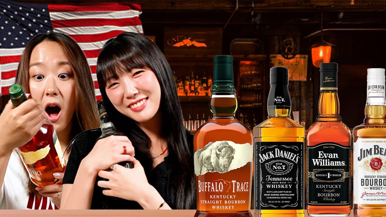 Korean Girls try American Bourbon for the First Time