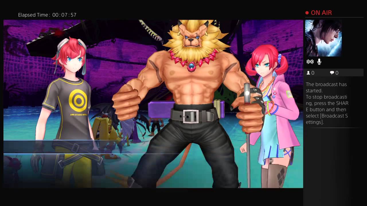 PS4 Digimon Cyber sleuth live