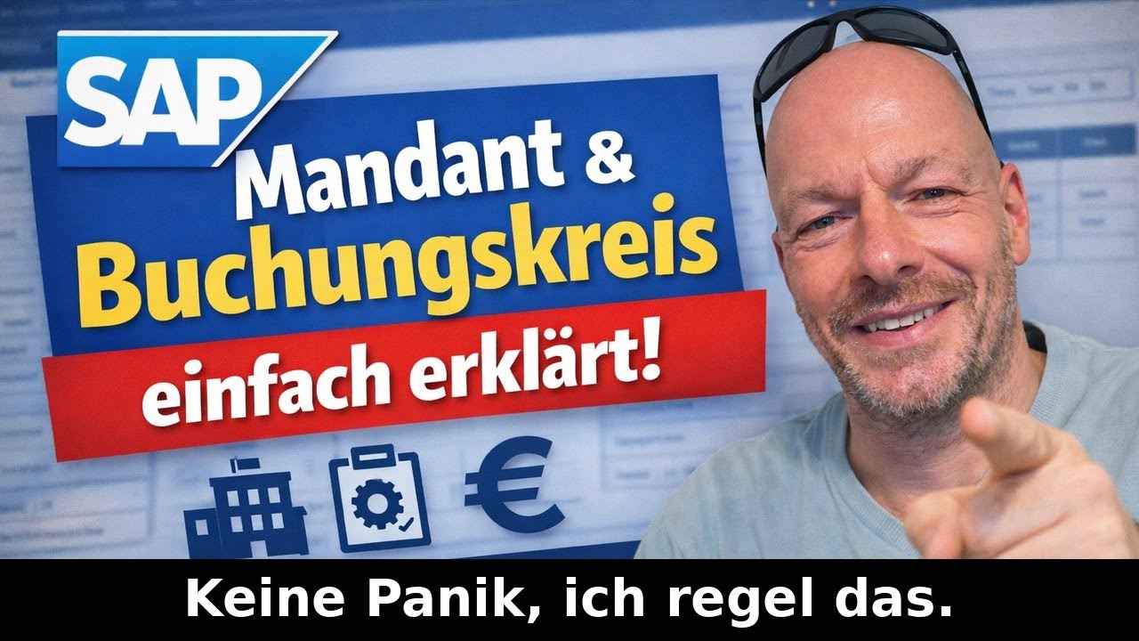 SAP Organisationsstruktur in 5 Minuten: Mandant, Buchungskreis & Vertriebsbereich | SAP4School