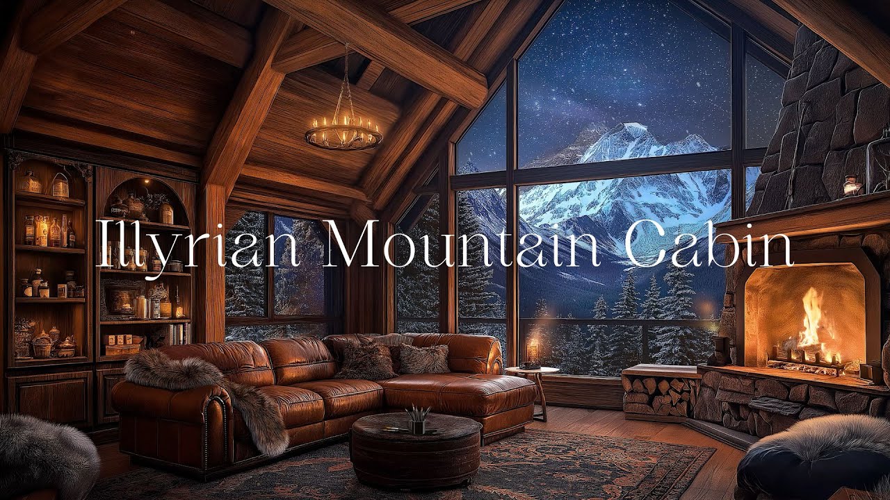 Illyrian Mountain Cabin Ambiance | ACOMAF cabin | Fireplace sounds