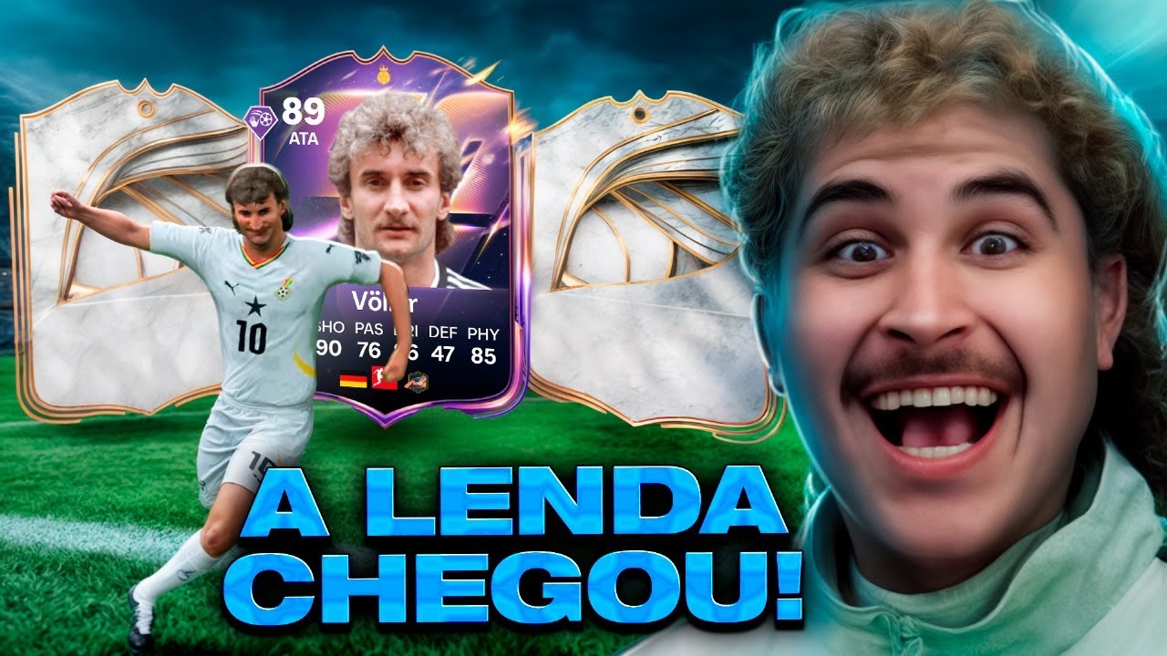A MAIOR LENDA DO BANQUETA CHEGOU NO EA FC 26 + PRIMEIRA CAÇADA DE ICON NO JOGO!