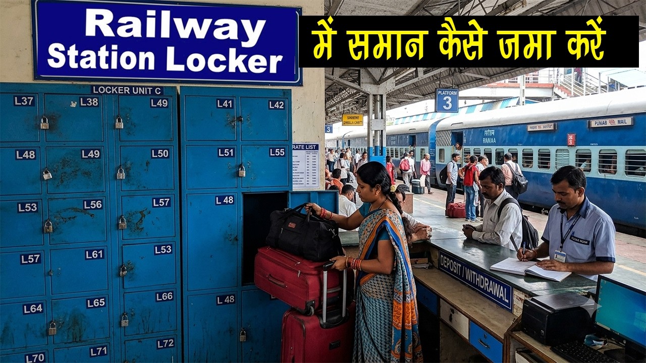 Railway station me saman kaise rakhe  Cloakroom की पूरी जानकारी