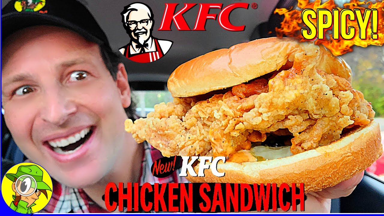 KFC® ОСТРЫЙ СЭНДВИЧ С КУРИЦАМИ Обзор ???? | Взглянит