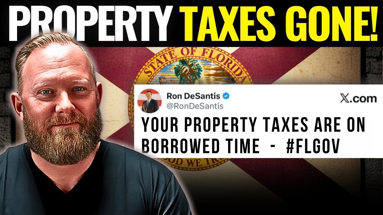 BREAKING: DeSantis Drops BOMBSHELL on Florida Property Taxes