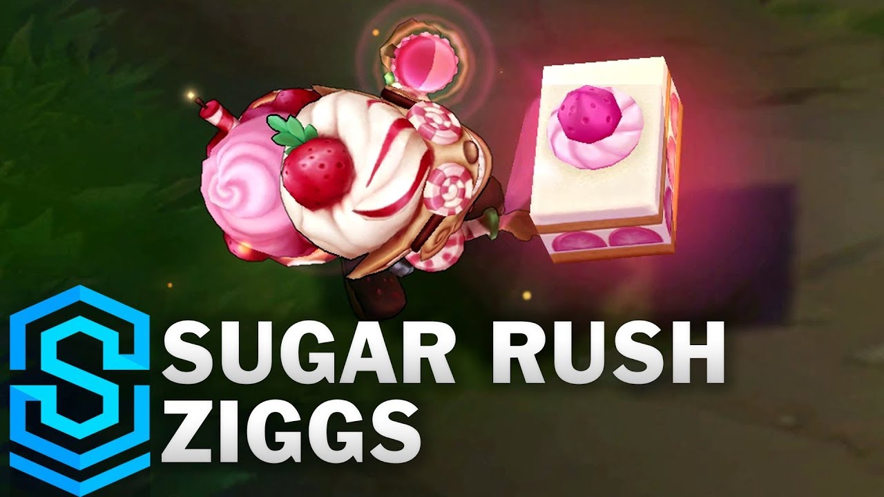 Sugar Rush Ziggs Skin Spotlight - Pre-Release - League of Legends