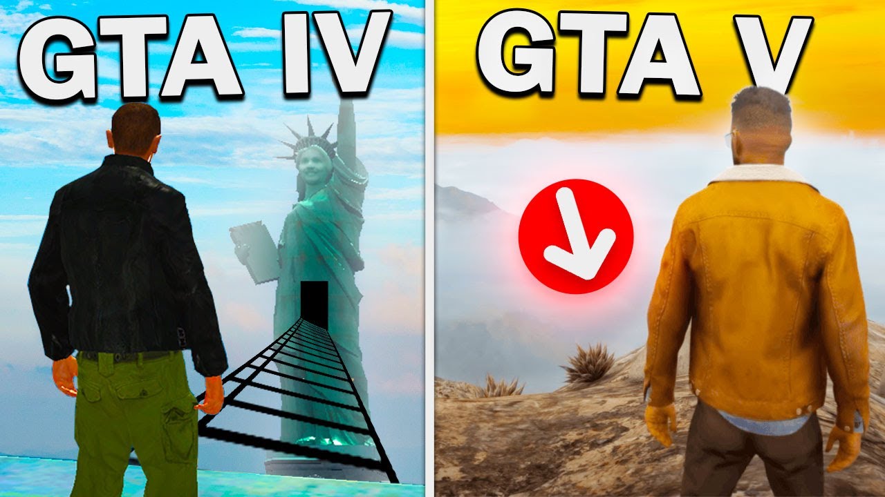 GTA IV is better than GTA V 😱 12 *SHOCKING* Differences You Don't Know | No.1? 😍