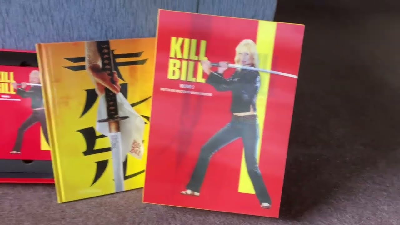 Imprint Films Kill Bill Vol 1 & 2 4K UHD bluray Lenticular Limited Edition unboxing