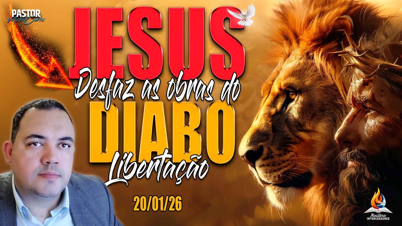 20/01/2026 - ORAÇÃO LIBERTAÇÃO FORTE IMPACTANTE - Pastor Michel Carlos🔥(Reprise)
