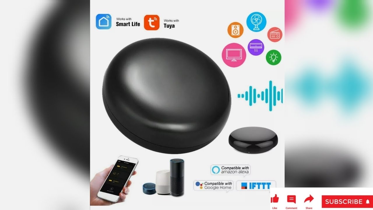 Tuya Smart Life IR Bridge Universal IR Remote Controller Convert  APP Smart Phone Alexa Google Home