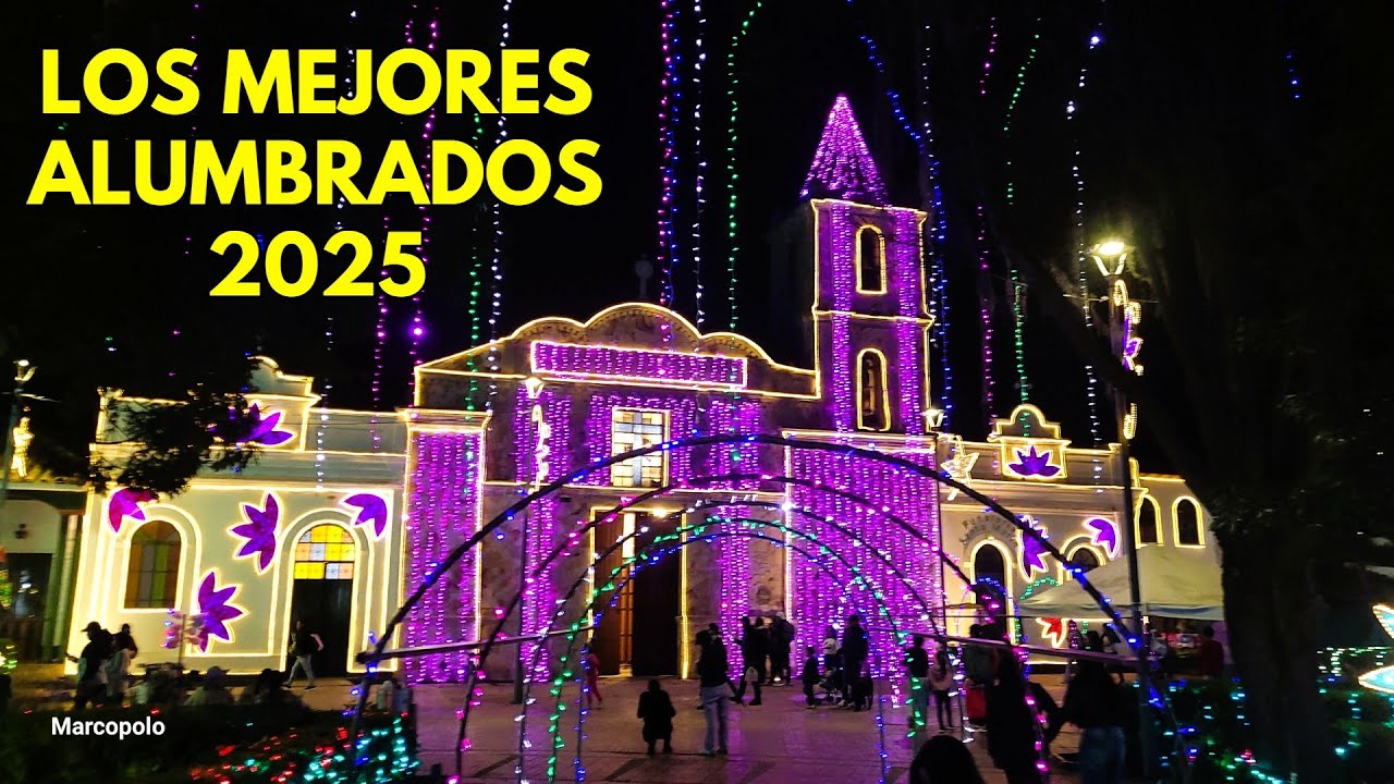 ASÍ FUERON LOS ALUMBRADOS DE NAVIDAD 2025 EN LOS PUEBLOS DE CUNDINAMARCA