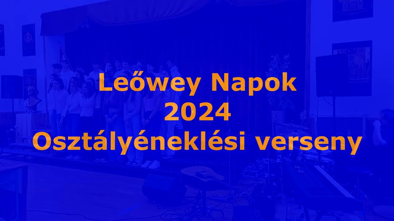 Osztályéneklési verseny 2024