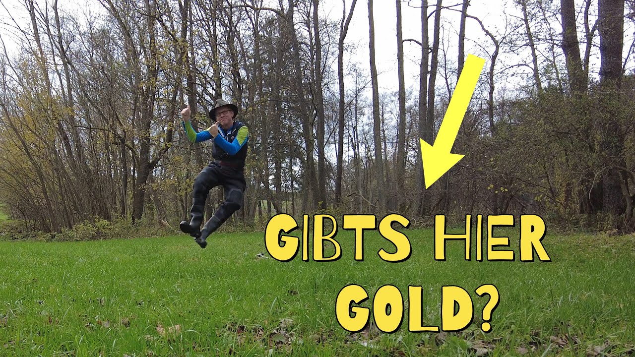 GOLDWASCHEN - Gibt es im neuen Bach Gold? letzte Goldsuche/Goldprospektion für dieses Jahr!