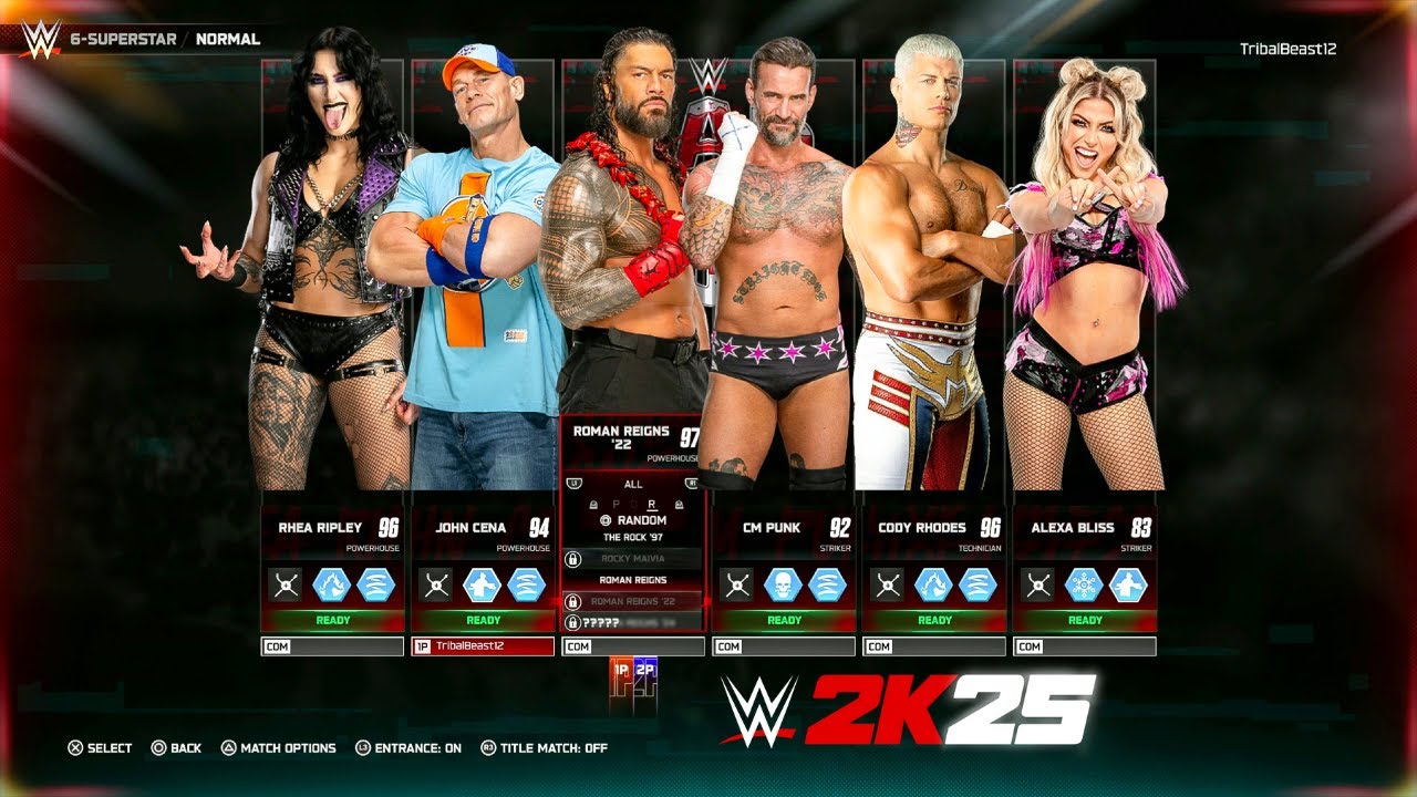 WWE 2K25 First Ever Live Stream - WWE 2K25 Gameplay