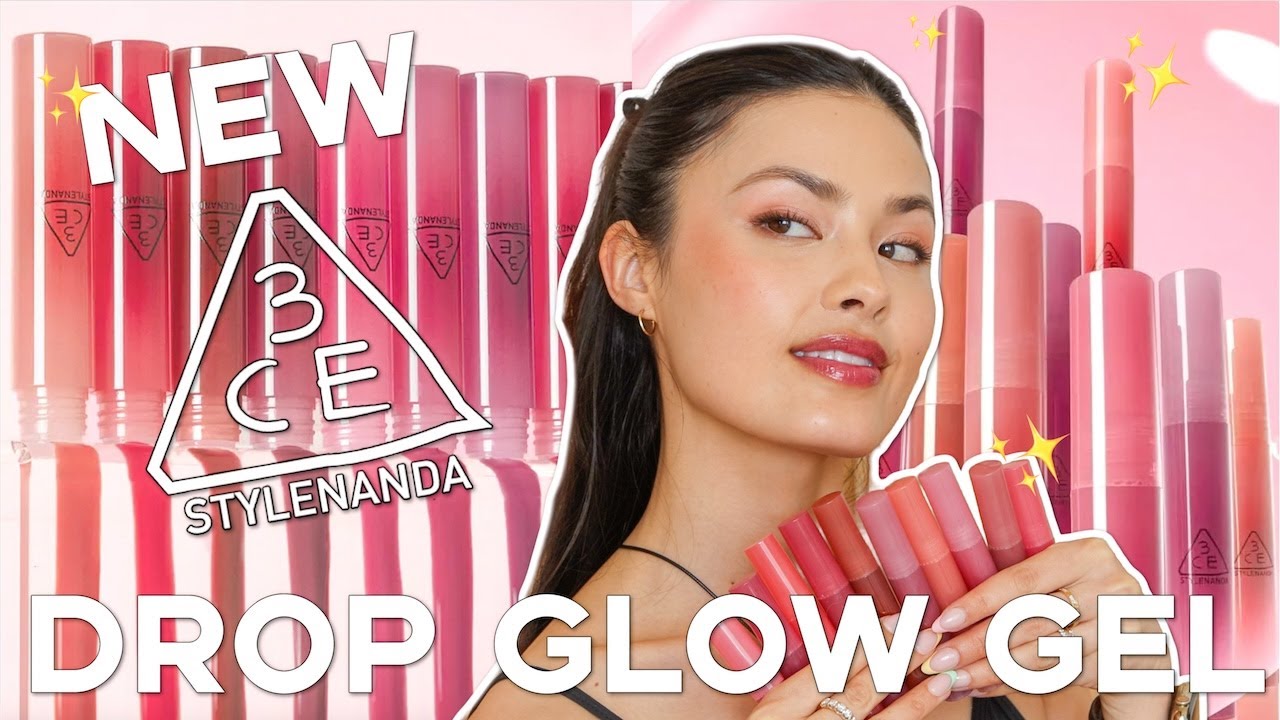 ✨Новинка✨ 3CE Drop Glow Gel | Свотчи ВСЕ 10 + Обзор!