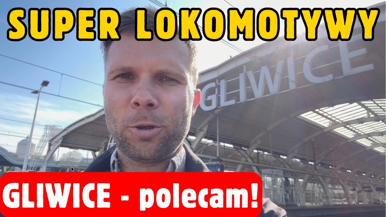 Gliwice pociągi i dworzec. Duży ruch kolejowy na stacji