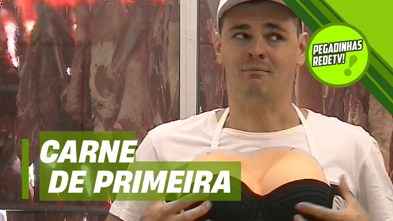 ESSE AÇOUGUE VENDE OS MELHORES CORTES! ! | Pegadinhas RedeTV!