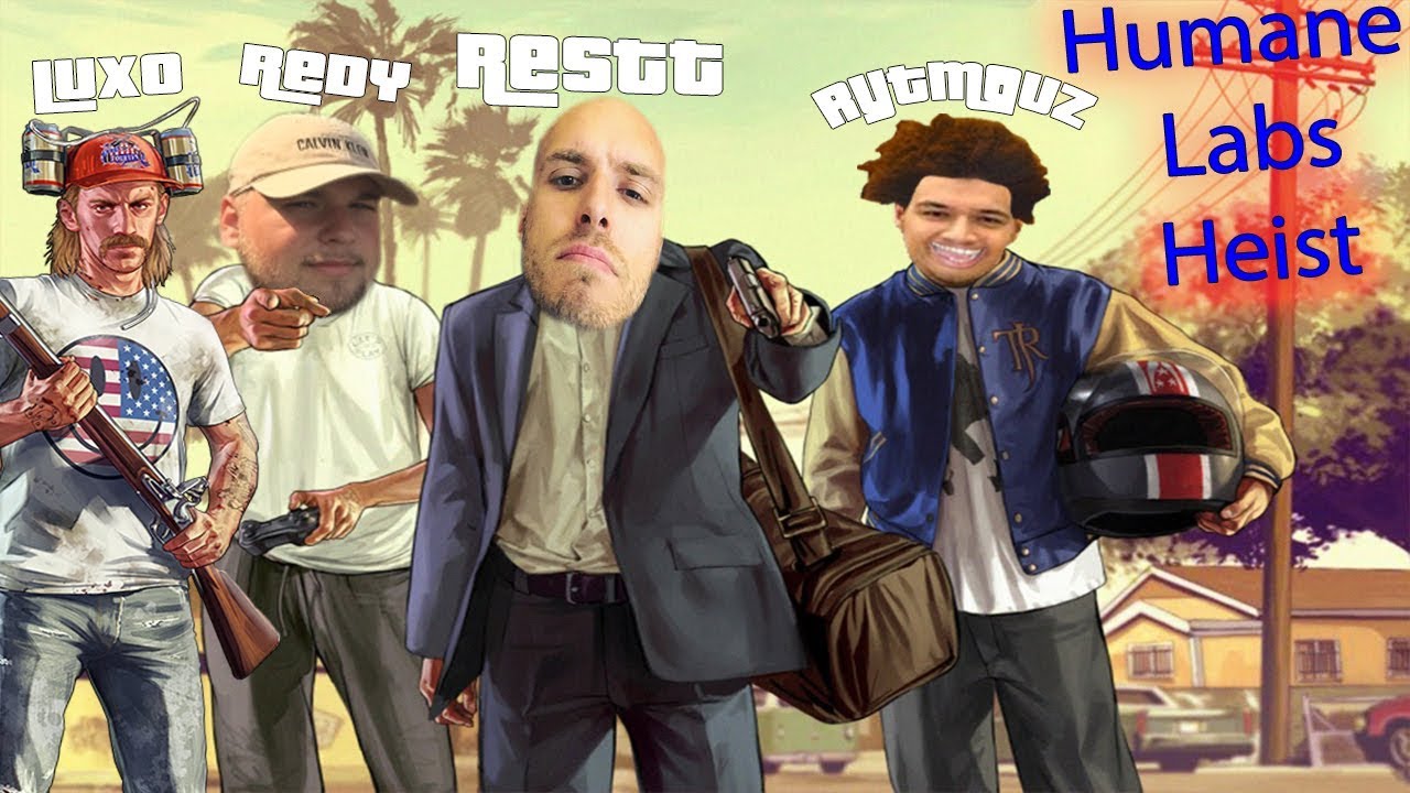Restt - zábavné momenty z GTA V [Humane Labs] w/Redy,Luxo,Rytmauz