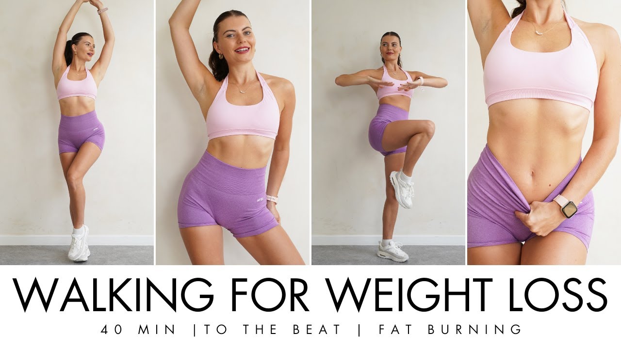 40 MIN METABOLIC WALKING EXERCISES FOR WEIGHT LOSS- No Jumping | Walk at Home
