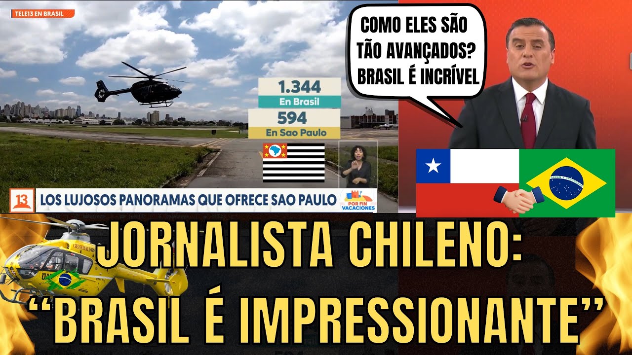Chilenos Maravilhados Com O Luxo E Modernidade Do Brasil