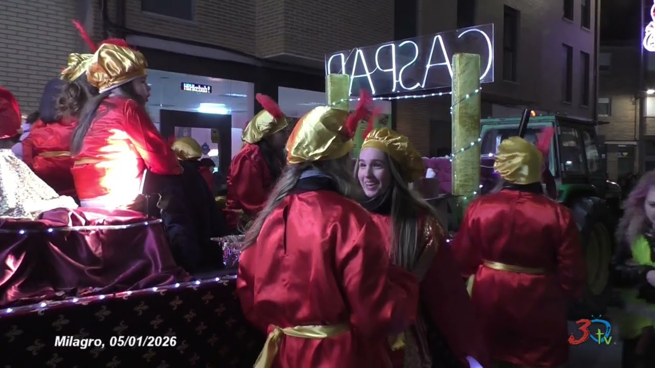 Milagro, Cabalgata de los Reyes Magos, 05-01-2026