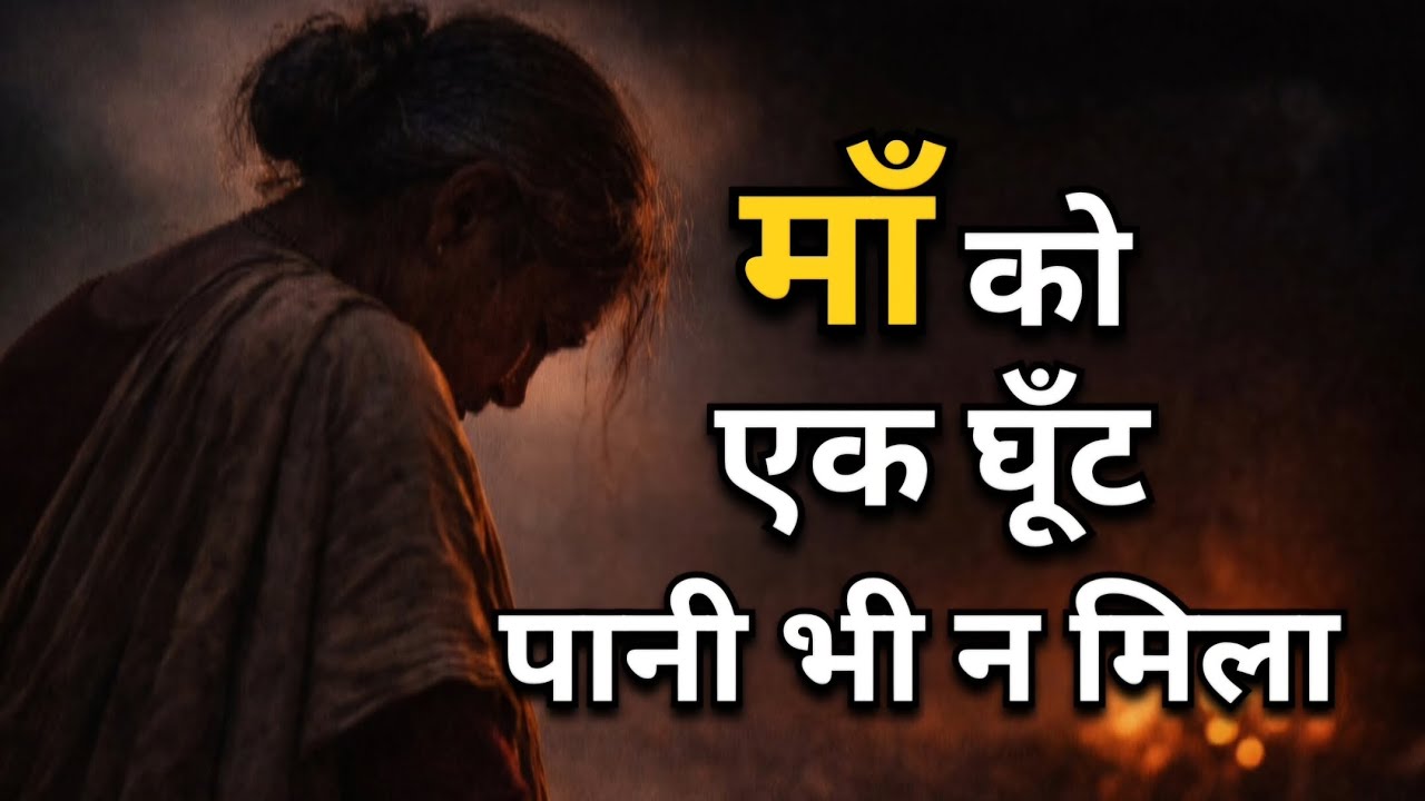 “बंद कमरे में प्यास से तड़पती माँ | बेटे की सबसे बड़ी भूल | रुला देने वाली कहानी”