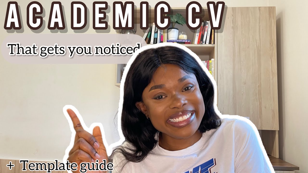 How to write an academic CV that get you noticed + 5 common errors intentional students make | PT 1